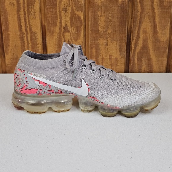 Nike Air VaporMax Flyknit Womens Sz 9 Camo Digi Atmosphere Grey AH8448-001 - Picture 5 of 10